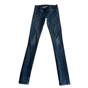 Refuge Jeggings Jeans Womens Juniors 00 Blue Skinny Stretch Tummy Control Taper